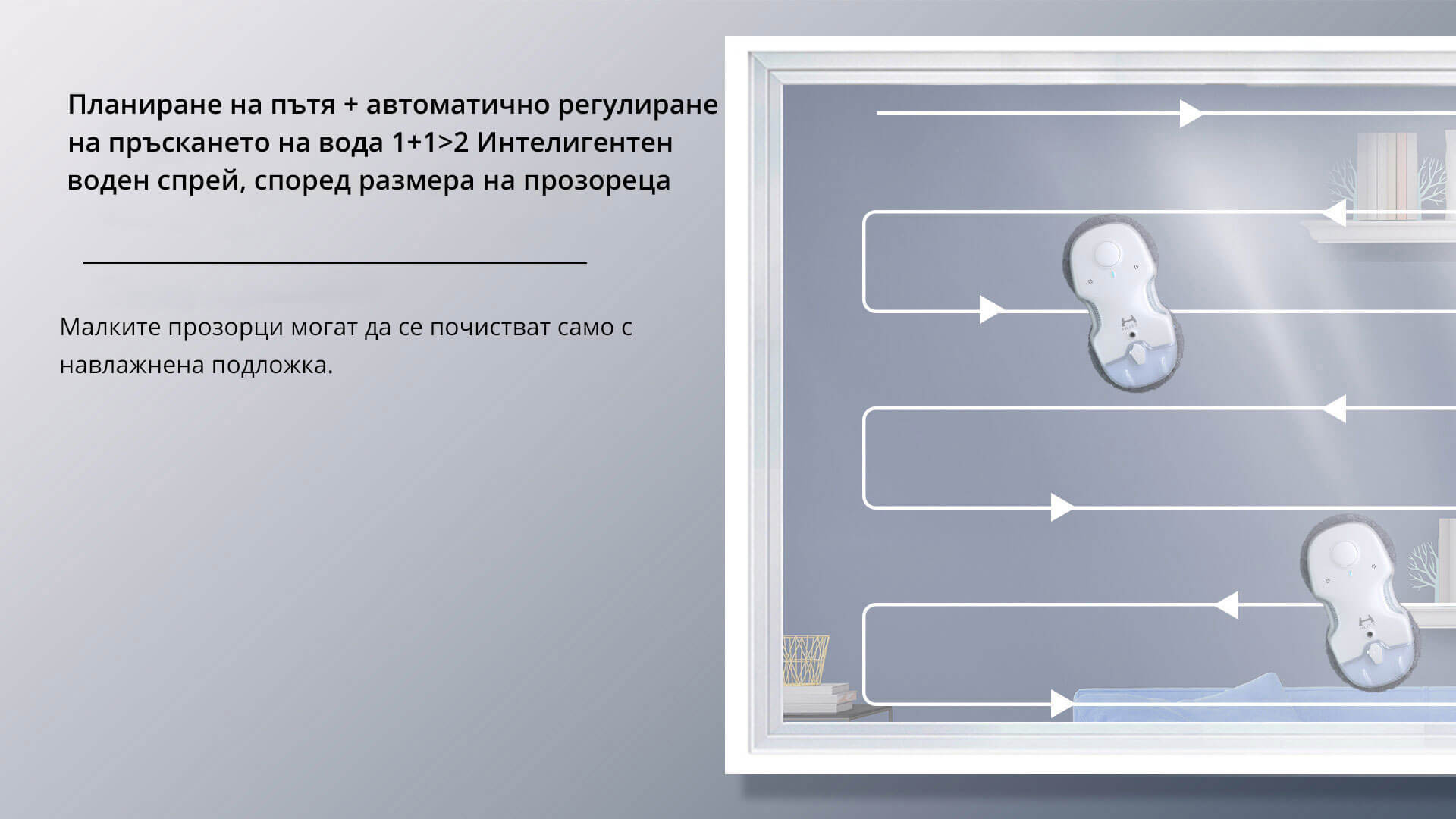 Робот за почистване на прозорци HUTT C6
