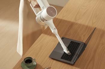 Use the brush nozzle