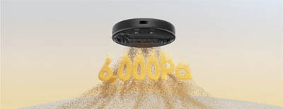 Минимално замърсяване с всмукване от 6000 Pa Vormax™
