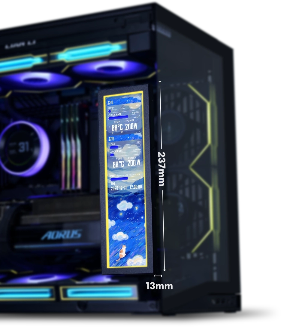 Команден панел Lian Li Universal Screen