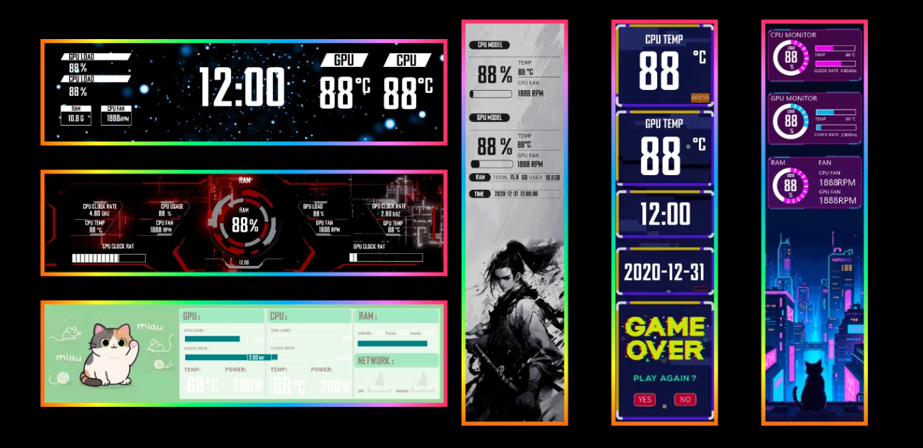 Команден панел Lian Li Universal Screen