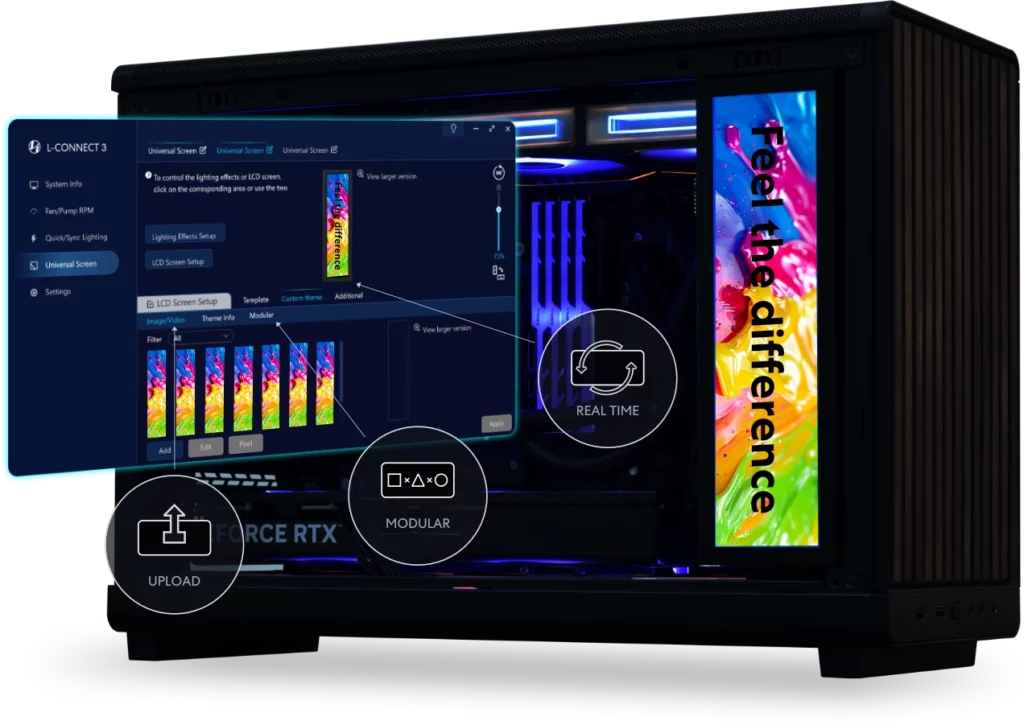 Команден панел Lian Li Universal Screen