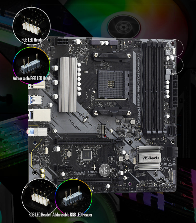 ASROCK B550M PHANTOM GAMING 4