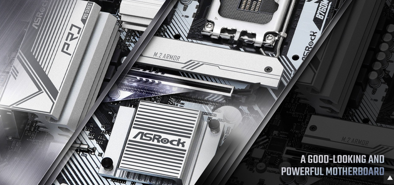 ASROCK MB Desktop B760M Pro RS