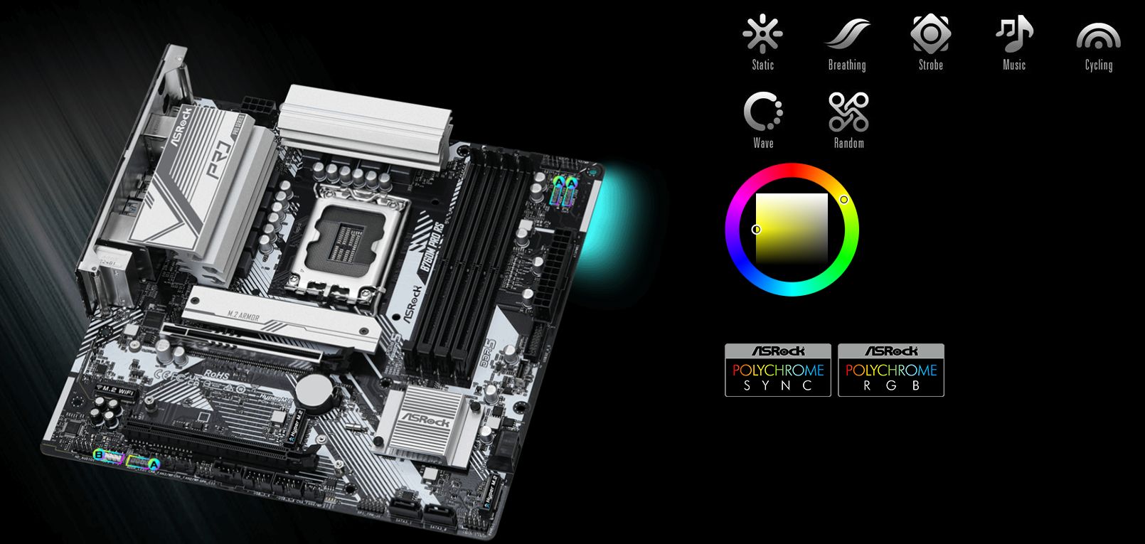 ASROCK MB Desktop B760M Pro RS