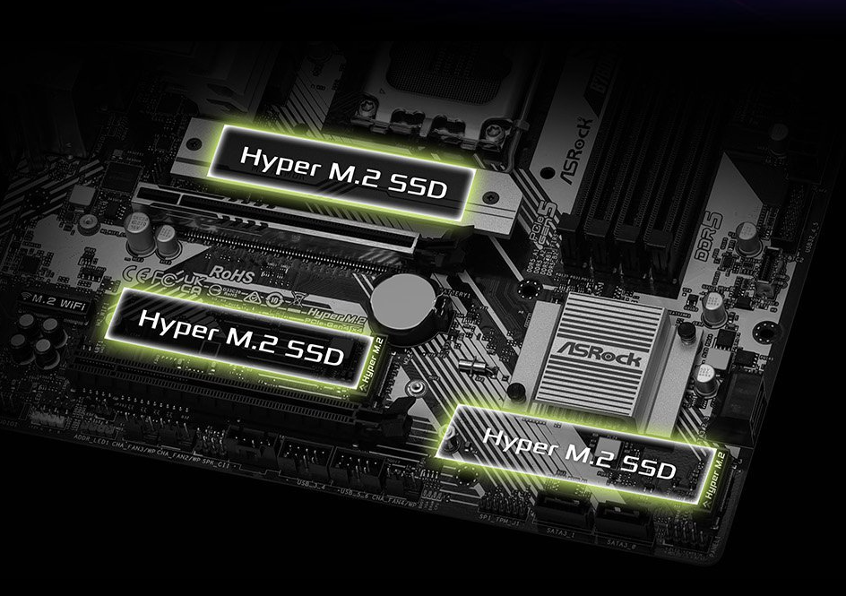 ASROCK MB Desktop B760M Pro RS