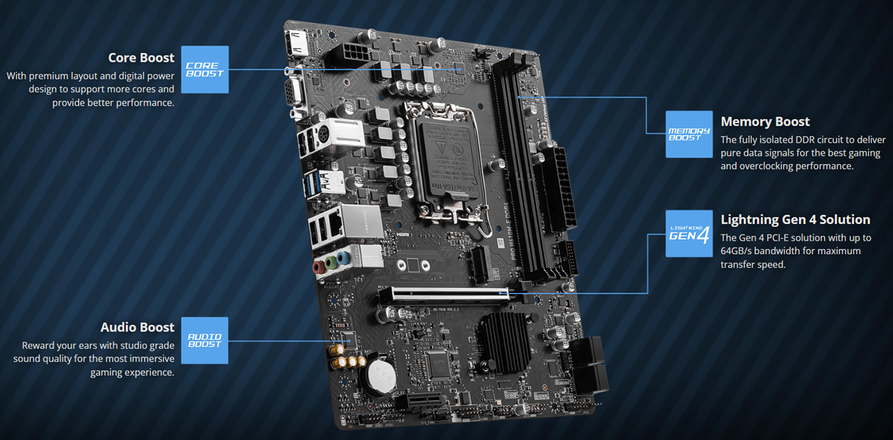 MSI PRO H610M-E DDR4