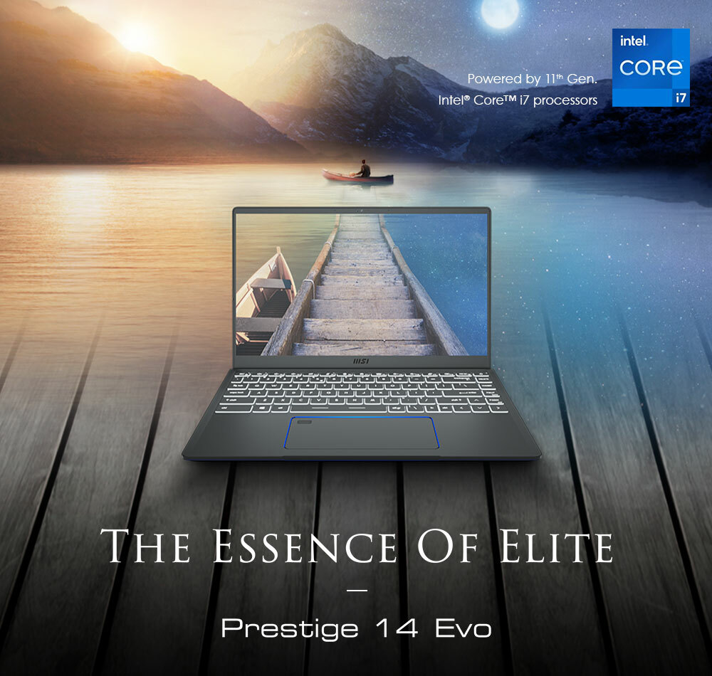 msi Prestige 14 Carbon Gray