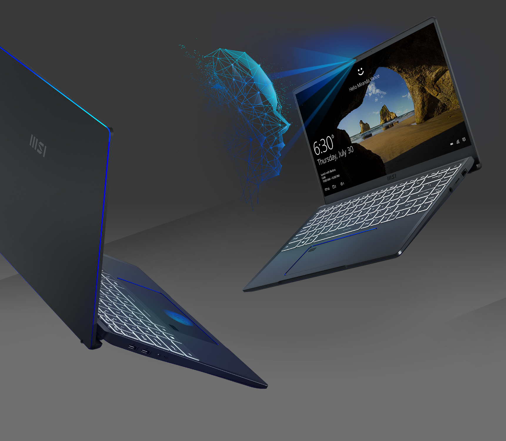 Windows Hellow Prestige 14