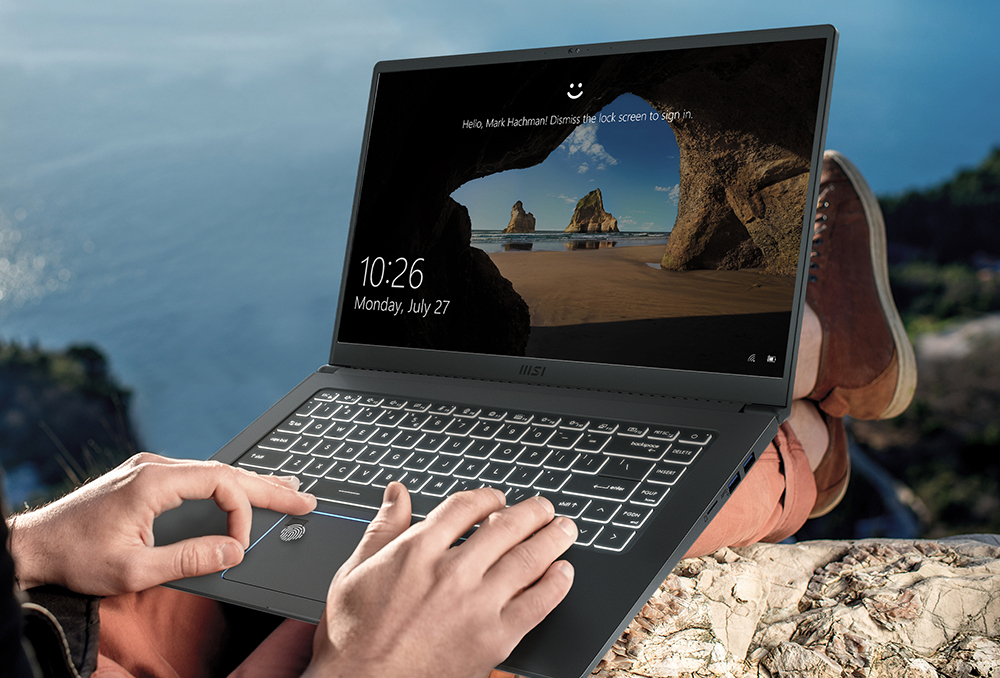 Windows Hellow Prestige 15