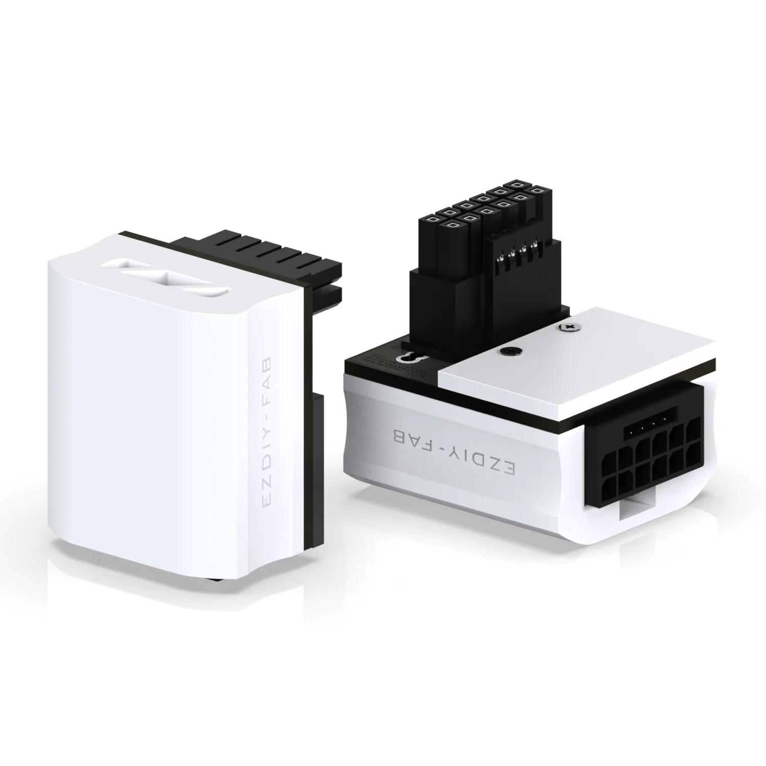 EZDIY-FAB адаптер за видеокарта 12VHPWR 600W - STD 90° White 792844 EZ ...