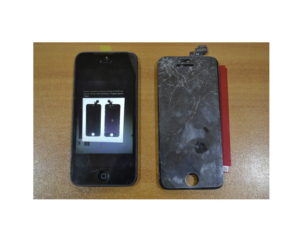 Ремонт смартфон Смяна на дисплей iPhone 5 5
