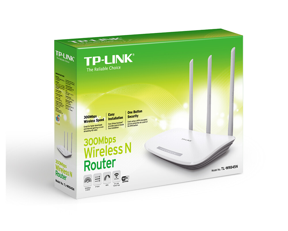 Рутер TP-Link TL-WR845N 300N 5 Рутер TP-Link TL-WR845N 300N 5