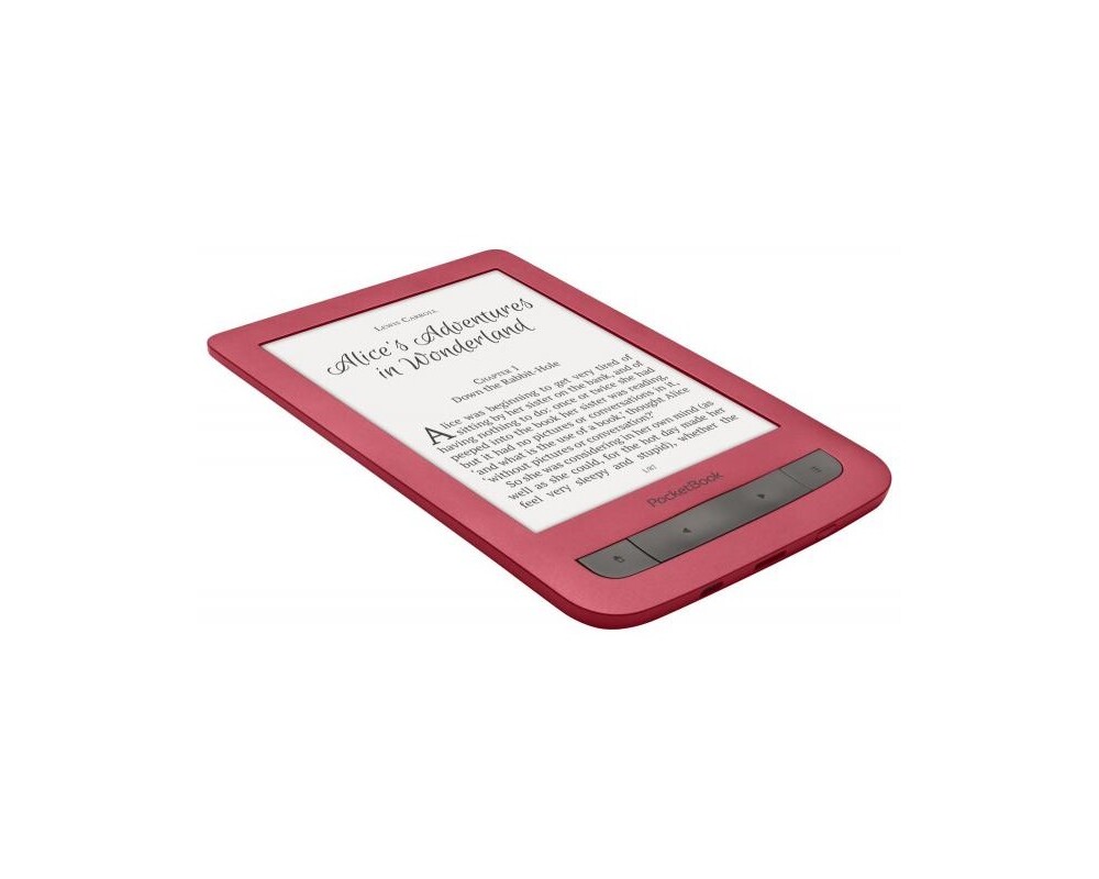 Електронна книга EBOOK ЧЕТЕЦ POCKETBOOK TOUCH LUX 3 PB626(2), 6", ЧЕРВЕН 2