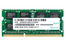  Apacer 8GB DDR3 SODIMM PC12800 512х8 @ 1600MHz 6512 AS08GFA60CATBGC на топ цена - PIC.bg