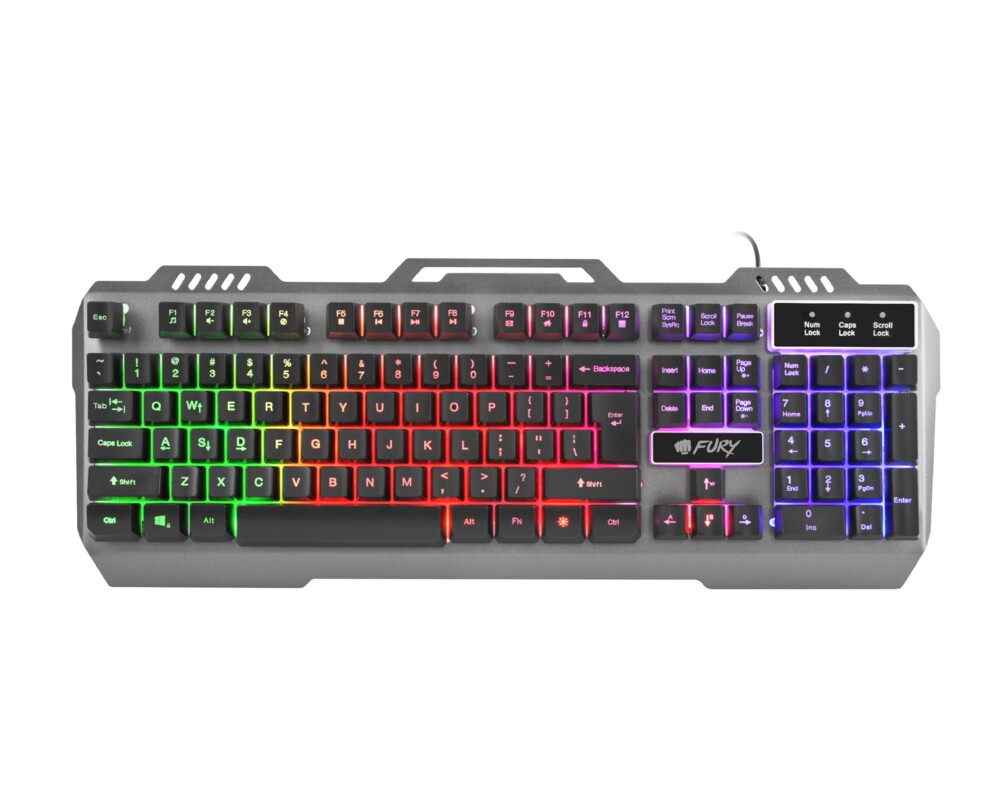 Клавиатура Fury Геймърски комплект Gaming COMBO THUNDERJET 4-in-1 3