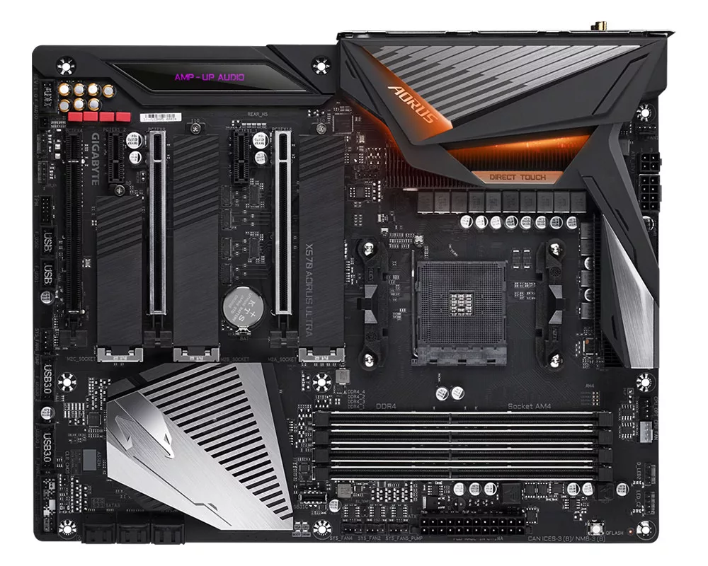 Дънна платка GIGABYTE X570 AORUS ULTRA /AM4 2