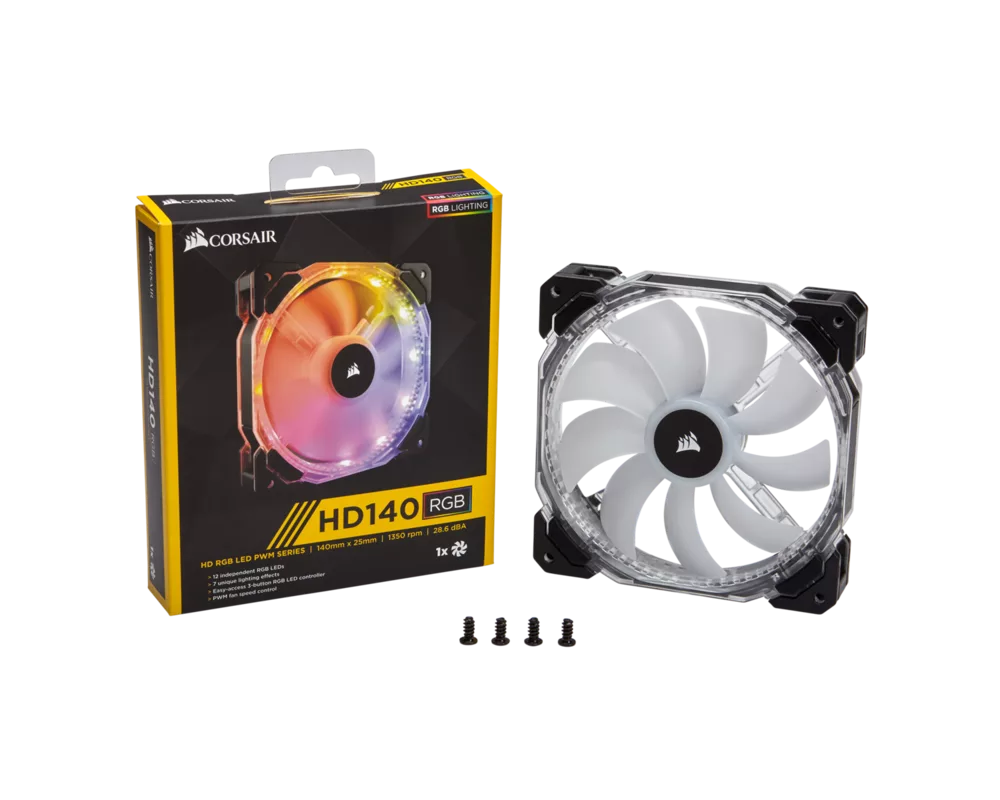 Вентилатор Corsair HD140 RGB LED High Performance 5