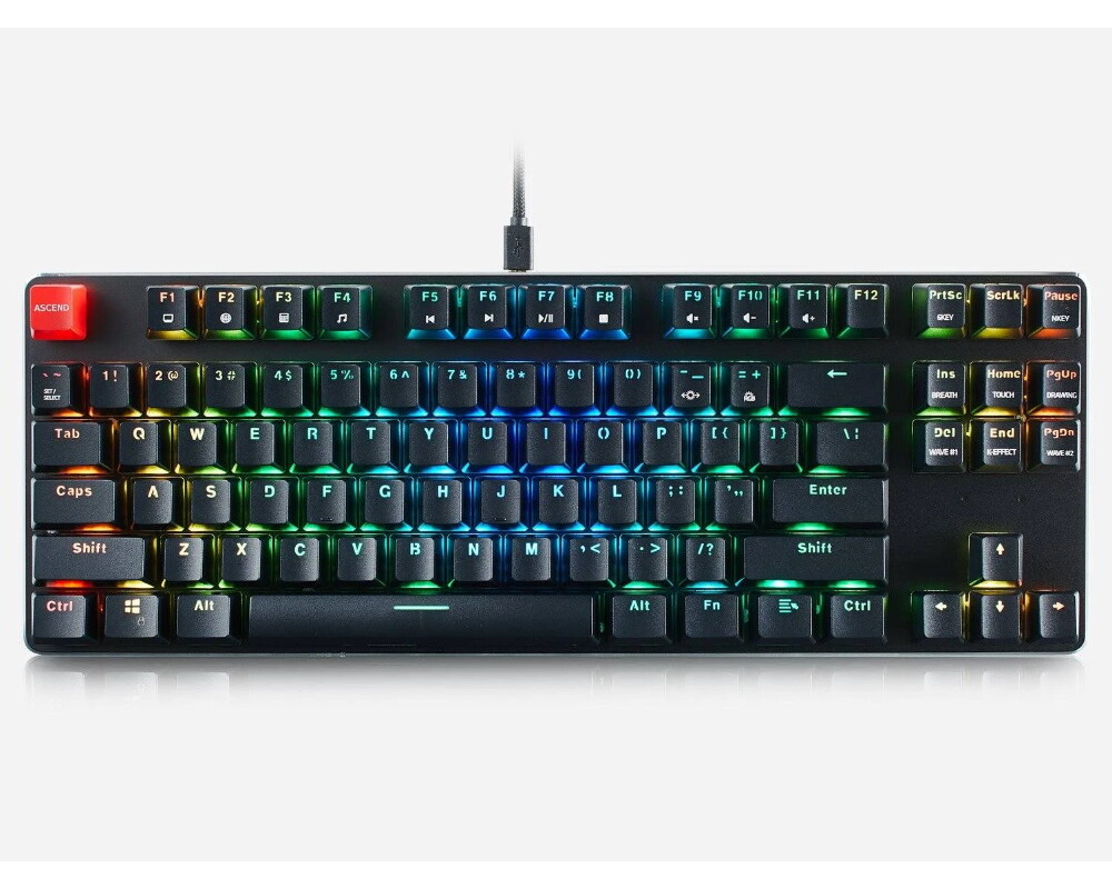 Клавиатура Геймърска механична клавиатура основа Glorious RGB GMMK TKL ANSI-Layout 2