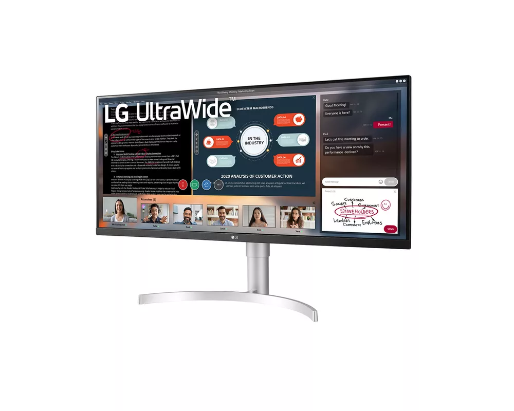 Монитор LG 34WN650-W 34" 3