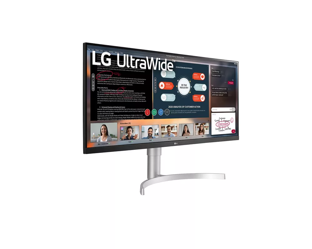 Монитор LG 34WN650-W 34" 4