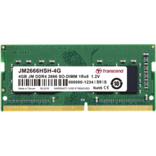  Transcend 4GB 260pin SO-DIMM DDR4 2666 1Rx8 512Mx8 CL19 1.2V 183150 JM2666HSH-4G на топ цена - PIC.bg