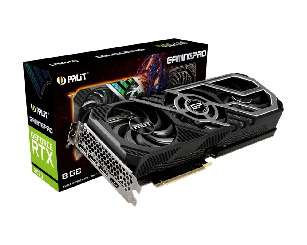 Видеокарта Palit GeForce RTX™ 3070 GamingPro 8GB 2