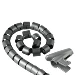 <span>Кабел</span> Шлаух спирала сива Easy Cover 2,5 m x 20 mm <span class='catalog-num-in-name'>HAMA-20600</span> - 