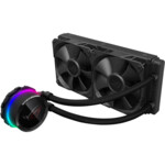 <span>Охладител за процесор</span> ASUS ROG RYUO 240 all in one liquid CPU cooler color OLED Aura Sync ROG 240mm fan <span class='catalog-num-in-name'>ROG RYUO 240</span> - 
