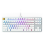 <span>Клавиатура</span> Геймърскa механична клавиатура Glorious White Ice GMMK RGB TKL, Gateron Brown US Layout <span class='catalog-num-in-name'>GATA-1339</span> - 