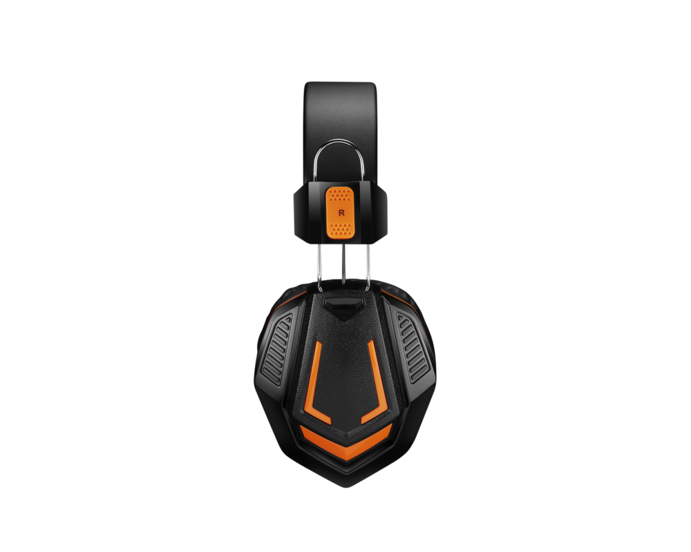 Слушалки CANYON headset Fobos GH-3A Black Orange 2