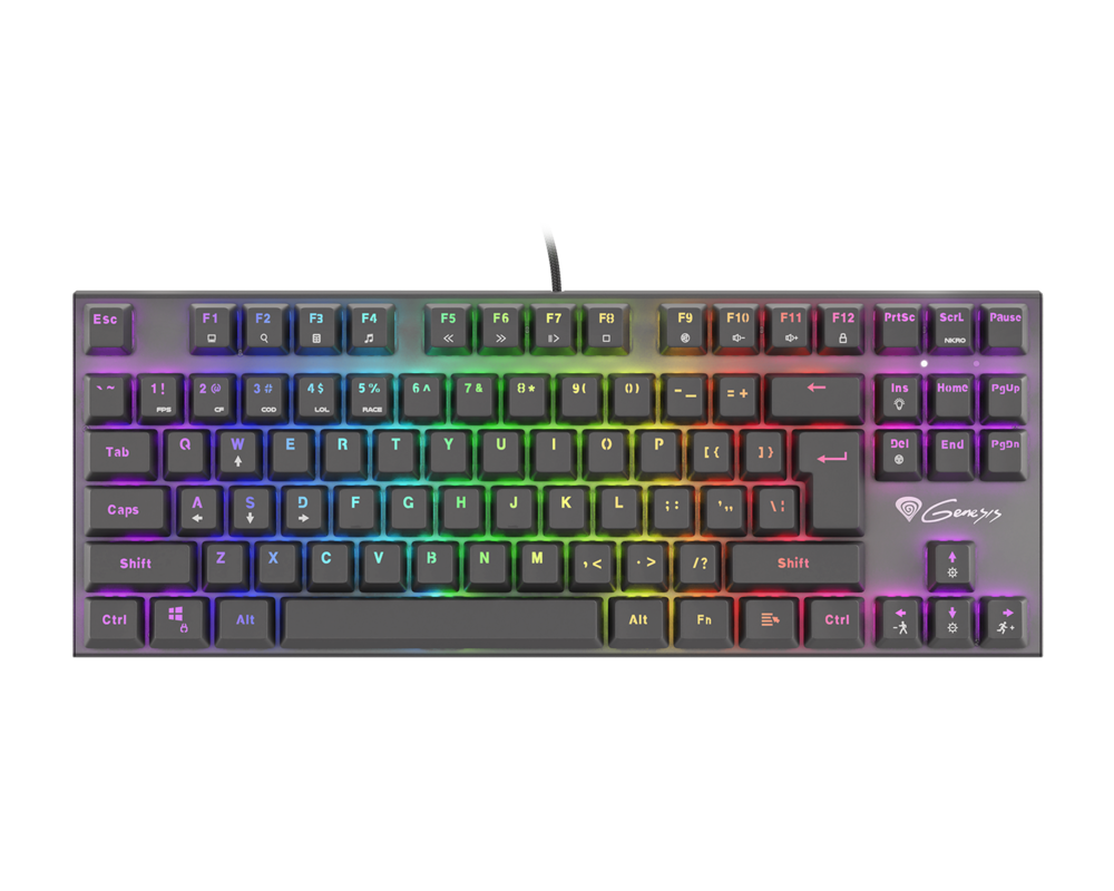 Клавиатура Genesis Mechanical Gaming Keyboard Thor 300 TKL RGB US Layout 3