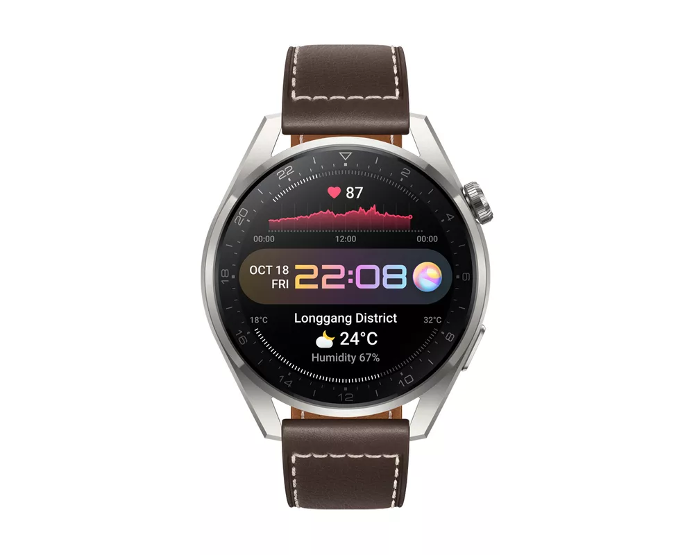 Smart часовник HUAWEI Watch 3 PRO Brown Leather 2
