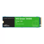 <span>SSD</span> WD Green SN350 NVMe SSD 480GB M.2 2280 PCIe Gen3 8Gb <span class='catalog-num-in-name'>WDS480G2G0C</span> - 