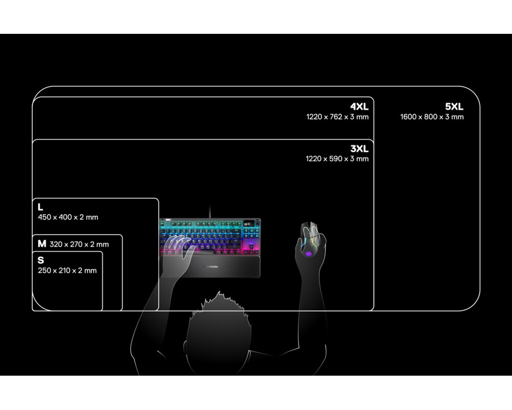 Пад за мишка SteelSeries QcK Small 3