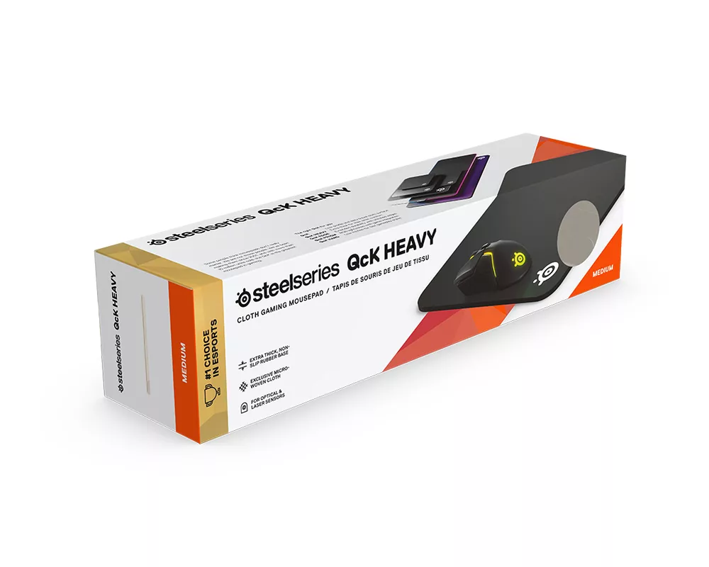 Пад за мишка SteelSeries QcK Heavy Medium 2020 Edition 3