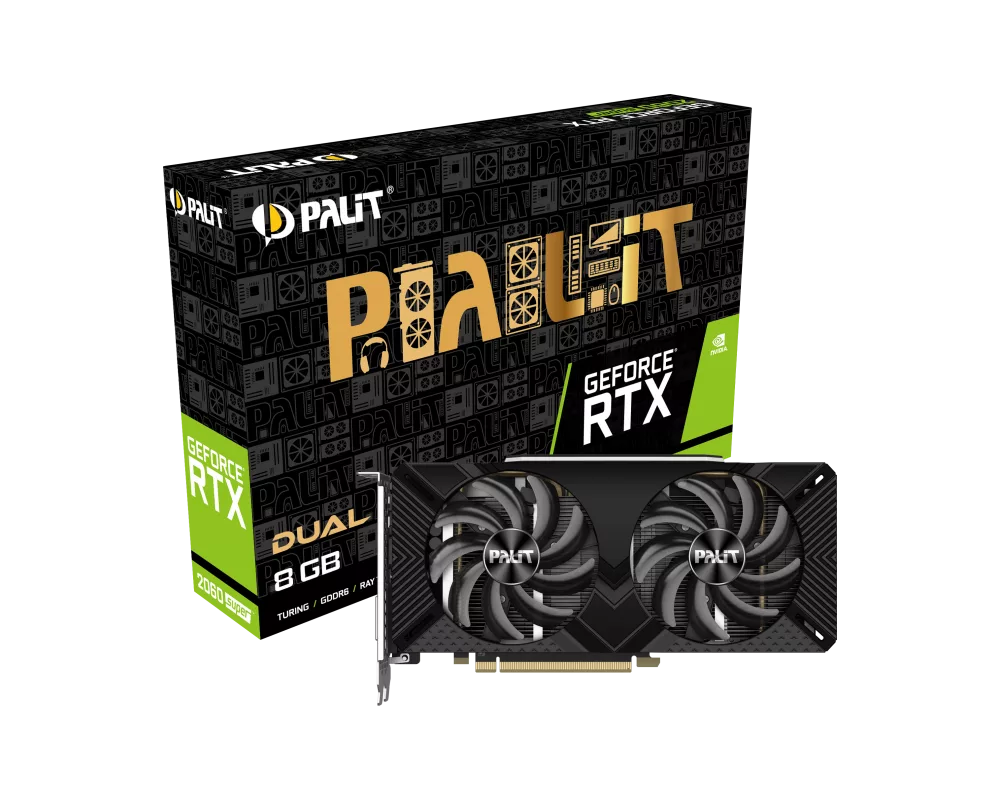 Видеокарта PALIT NVIDIA GeForce RTX 2060 SUPER dual 8GB GDDR6 256bit 2