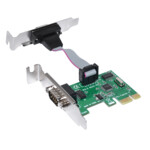 <span>Контролер</span> Makki нископрофилна карта Low Profile PCI-E card to 2 x Serial port - MAKKI-PCIE-SERIAL-LP <span class='catalog-num-in-name'>MAKKI-PCIE-SERIAL-LP</span> - 
