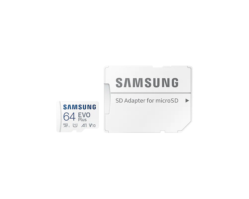 Флаш карта Samsung 64GB micro SD Card EVO Plus with Adapter 3