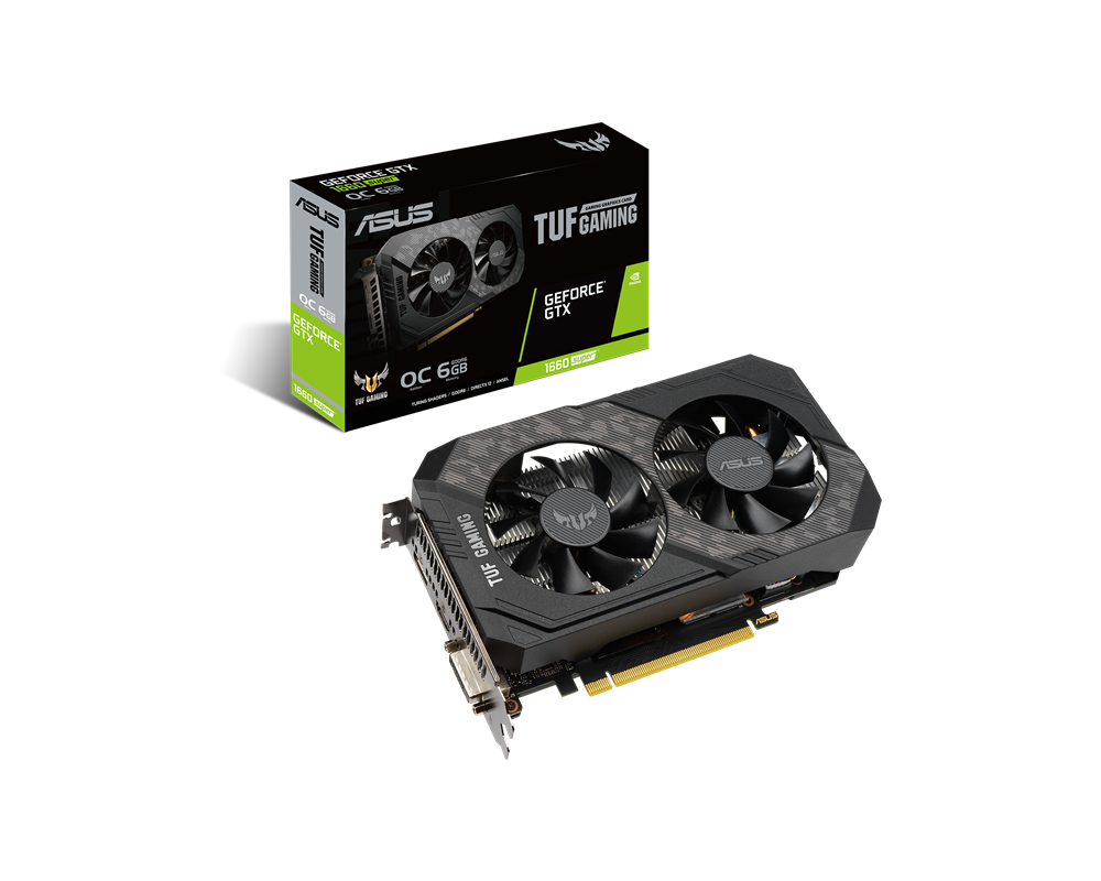 Видеокарта ASUS TUF Gaming GeForce GTX 1660 SUPER OC Edition 6GB GDDR6 2