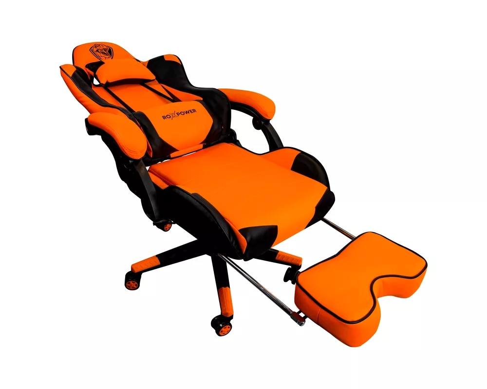 Геймърски стол Гейминг стол ROXPOWER Gaming T-ROX GC75, оранжев 4