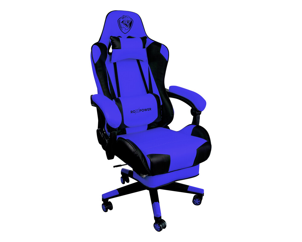 Геймърски стол Гейминг стол ROXPOWER Gaming T-ROX GC75, син 2
