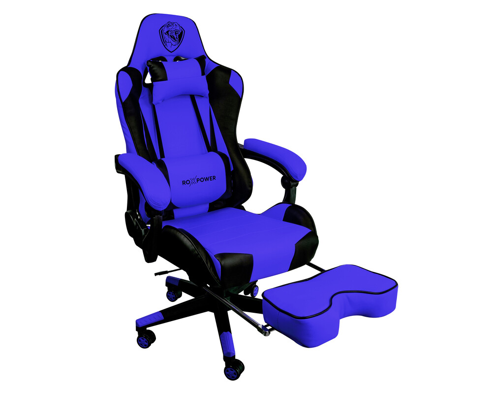 Геймърски стол Гейминг стол ROXPOWER Gaming T-ROX GC75, син 4
