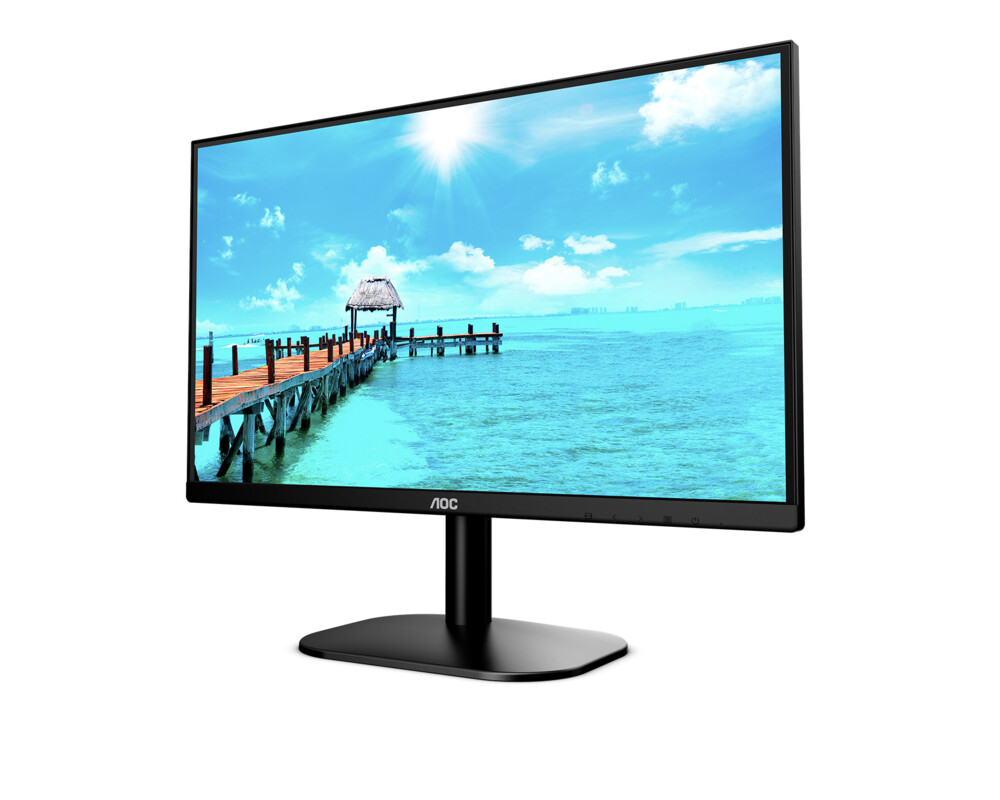 Монитор AOC 24B2XDA 23.8inch IPS WLED FHD 1920x1080 16:9 250nit 75Hz 1000:1 4ms HDMI1.4 VGA DVI Headphone out Black 3