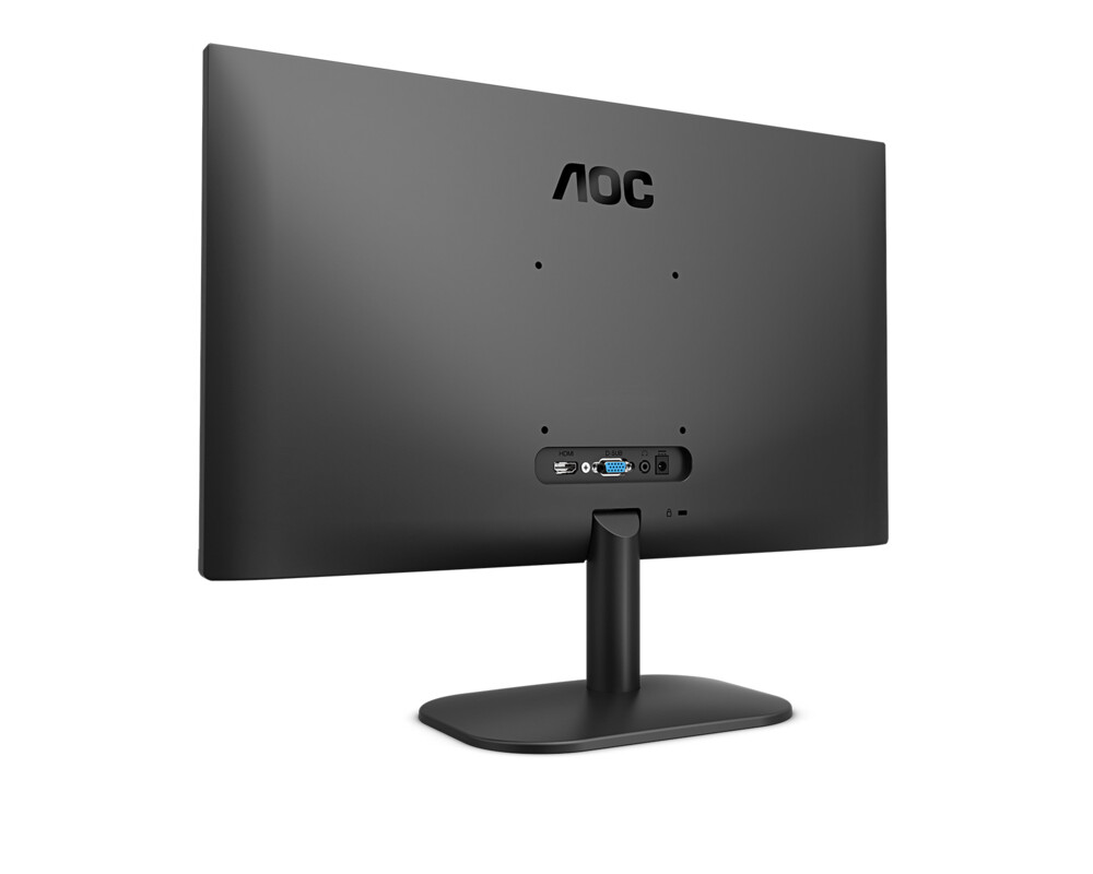 Монитор AOC 24B2XDA 23.8inch IPS WLED FHD 1920x1080 16:9 250nit 75Hz 1000:1 4ms HDMI1.4 VGA DVI Headphone out Black 6