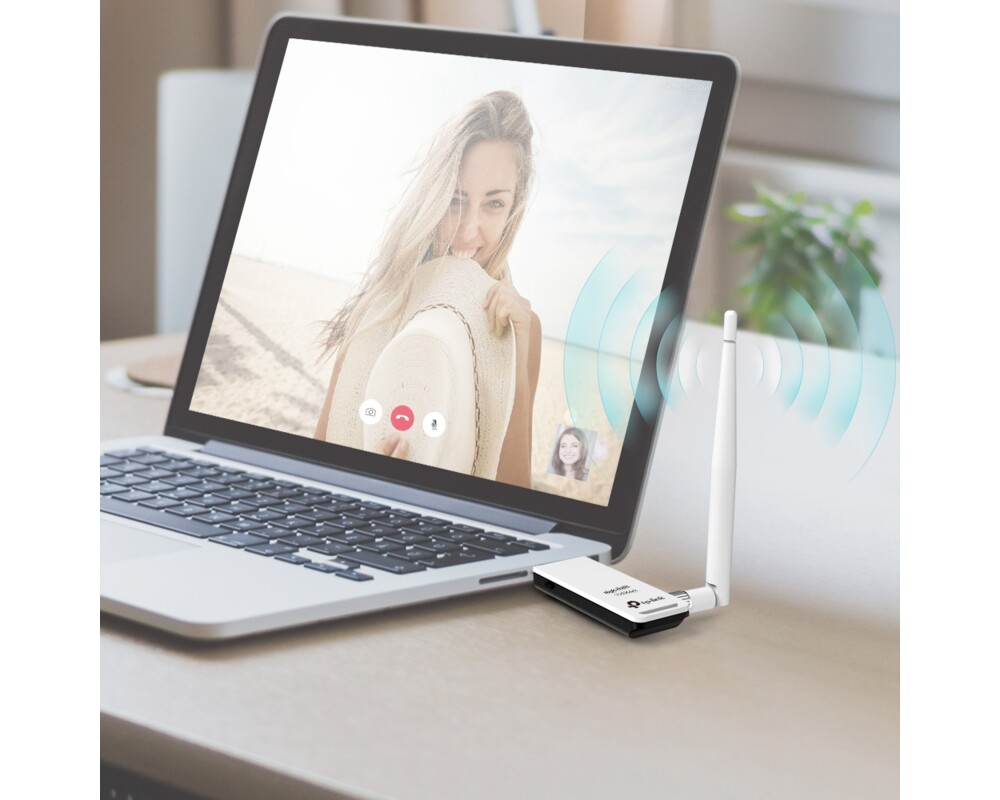 Мрежова карта TP-Link TL-WN722N Безжичен USB адаптер 5 Мрежова карта TP-Link TL-WN722N Безжичен USB адаптер 5