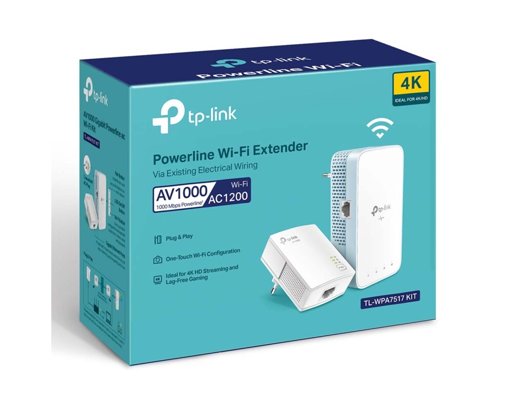 Powerline адаптер TP-Link TL-WPA7517 KIT AV1000 Wi-Fi KIT 4