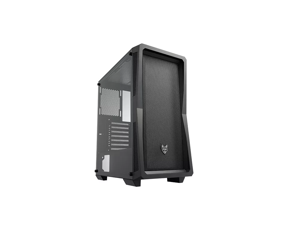 Кутия FSP CMT212 ARGB TG Mid-Tower, Черна 2