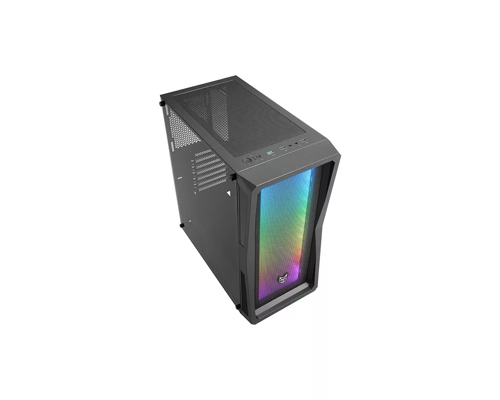 Кутия FSP CMT212 ARGB TG Mid-Tower, Черна 4