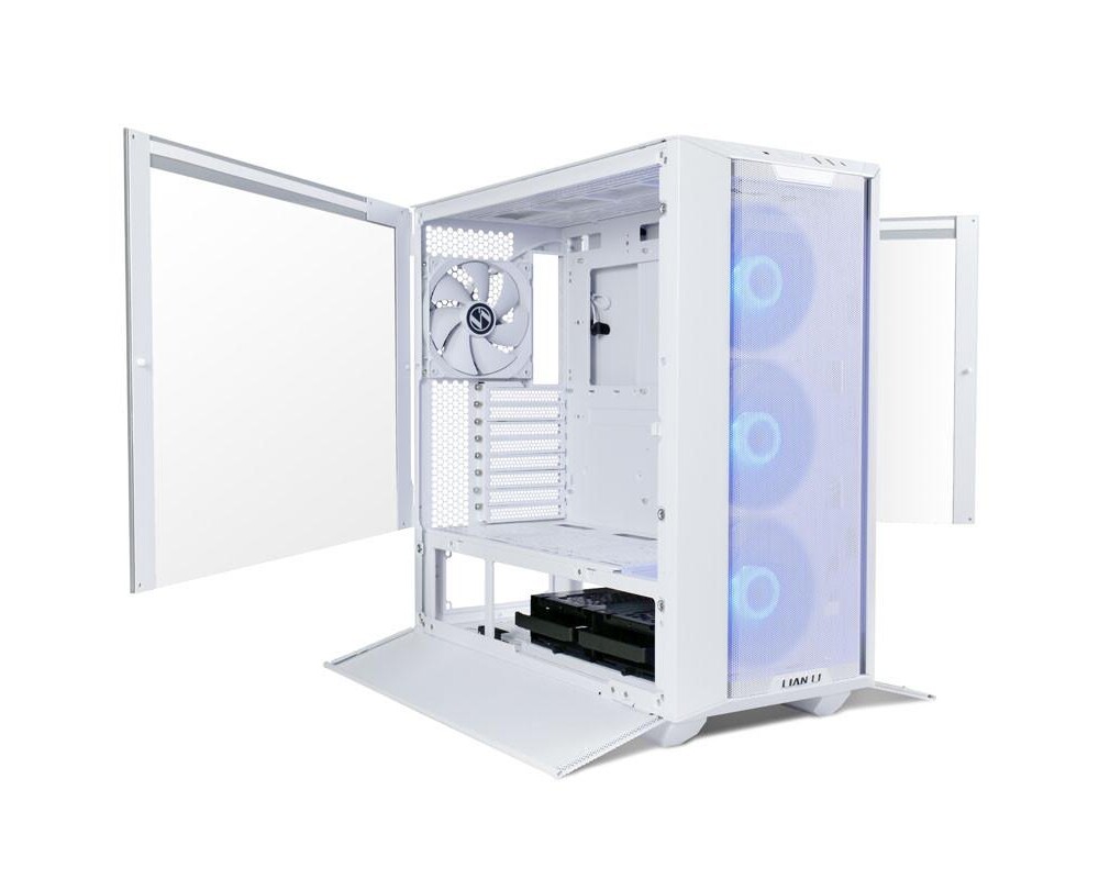 Кутия Lian-Li LANCOOL III RGB Mid-Tower, Tempered Glass, Бяла 5